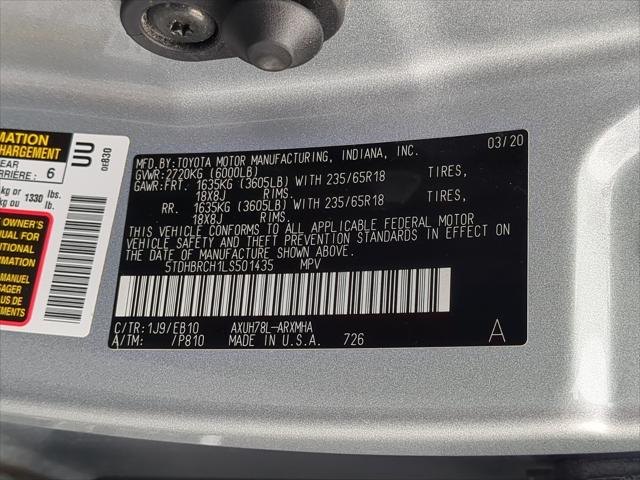 2020 Toyota Highlander Hybrid XLE