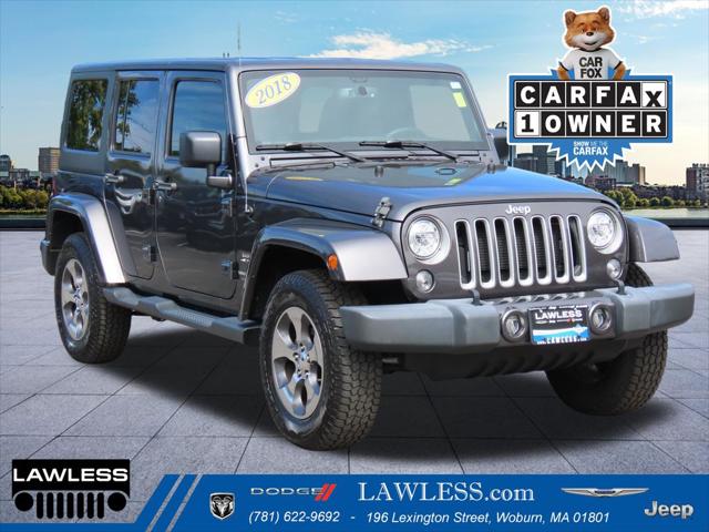 2018 Jeep Wrangler JK Unlimited Sahara 4x4 for sale in Woburn, MA