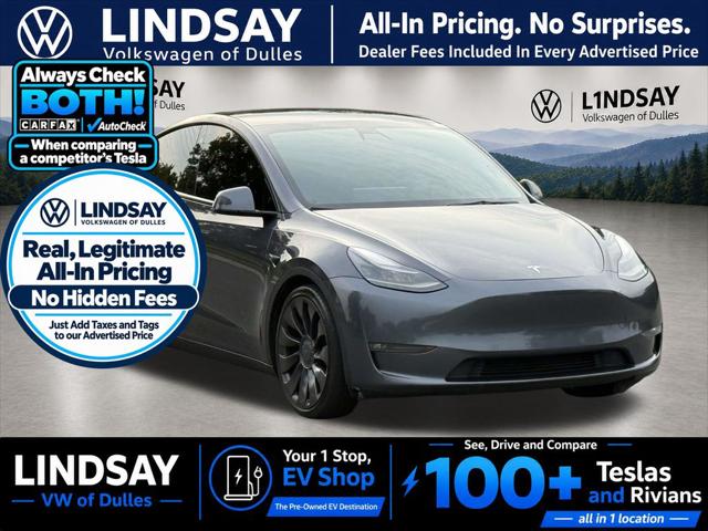 2022 Tesla Model Y Performance Dual Motor All-Wheel Drive for sale in Sterling, VA