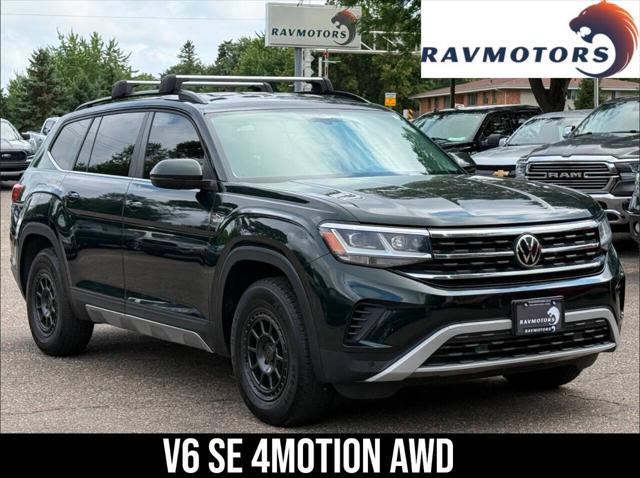 2021 Volkswagen Atlas V6 SE 4Motion AWD 4dr SUV w/Technology for sale in Burnsville, MN