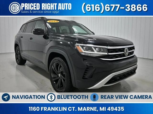 2022 Volkswagen Atlas 3.6L V6 SE w/Technology for sale in Marne, MI