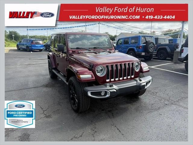 2021 Jeep Wrangler 4xe Unlimited Sahara 4x4 for sale in Huron, OH