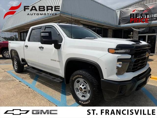 2024 Chevrolet Silverado 2500HD 4WD Crew Cab Standard Bed Work Truck for sale in Saint Francisville, LA