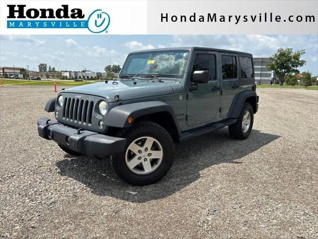 2014 Jeep Wrangler Unlimited Sport for sale in Marysville, OH