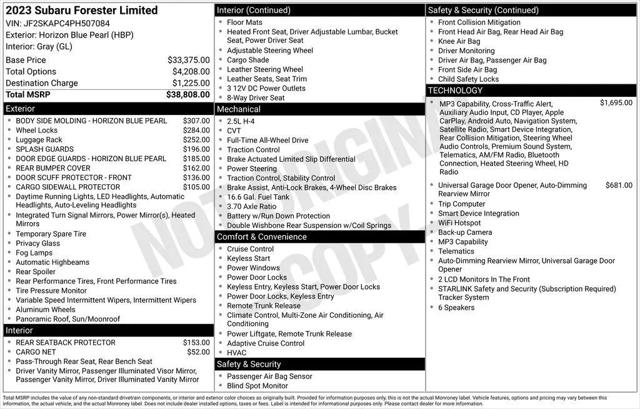 2023 Subaru Forester Limited for sale in North Hampton, NH