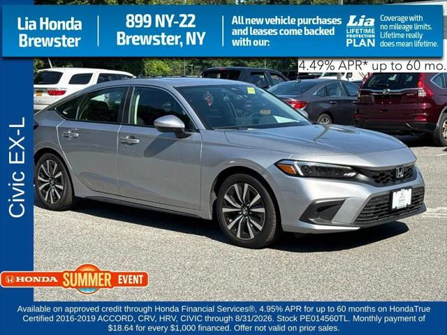 2023 Honda Civic EX-L for sale in Brewster, NY