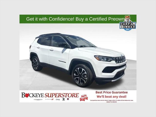 2023 Jeep Compass Limited 4x4 for sale in Shelby, OH
