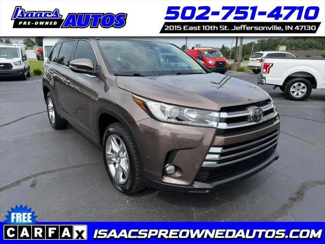 2017 Toyota Highlander Limited for sale in Jeffersonville, IN
