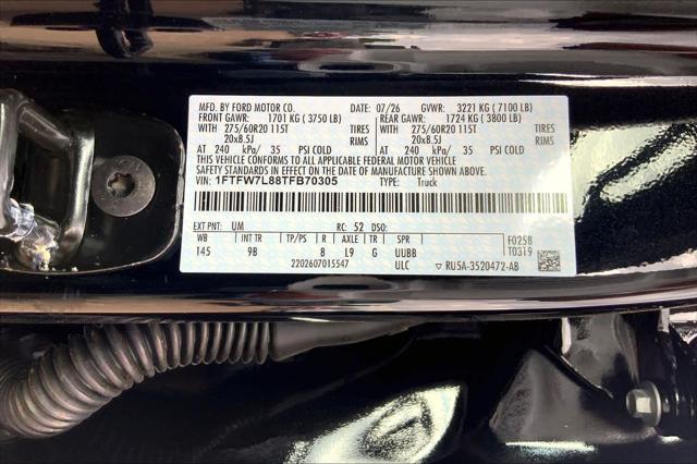 New 2026 Ford F-150 Platinum For Sale in Lubbock, TX