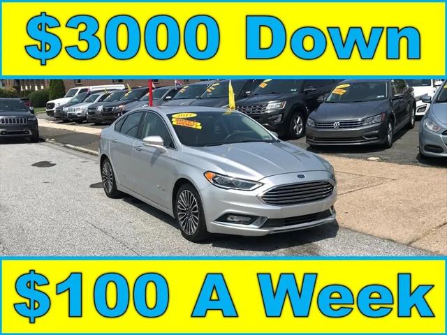 2017 Ford Fusion Hybrid Titanium for sale in Prospect Park, PA