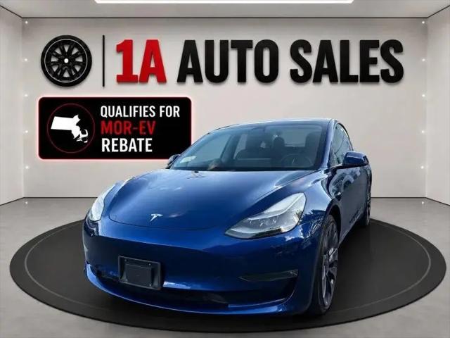 2022 Tesla Model 3 Performance Dual Motor All-Wheel Drive for sale in Walpole, MA
