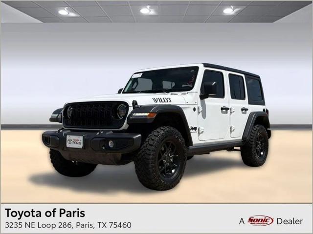 2025 Jeep Wrangler 4-Door Willys 4x4 for sale in Paris, TX