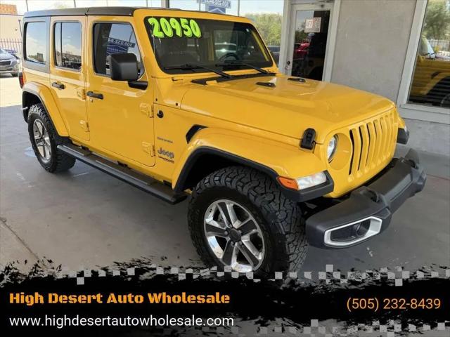 2020 Jeep Wrangler Sahara 4x4 for sale in ALBUQUERQUE, NM
