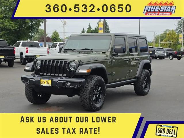 2021 Jeep Wrangler Willys 4x4 for sale in Aberdeen, WA