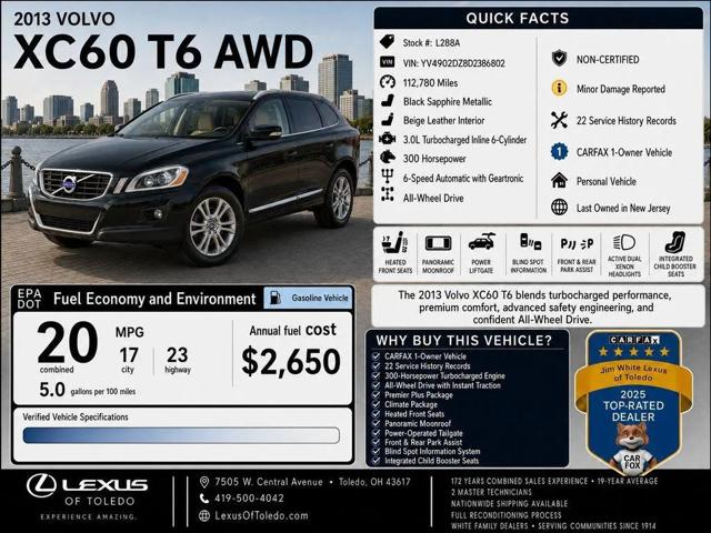 2013 Volvo XC60 T6 for sale in Toledo, OH