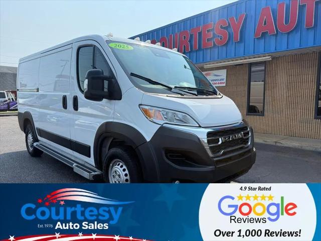 2025 Ram ProMaster 2500 Cargo Van Tradesman Low Roof 136 WB w/Pass Seat for sale in Chesapeake, VA