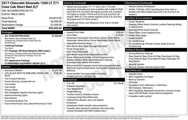 2017 Chevrolet Silverado 1500 LT for sale in Dover, DE