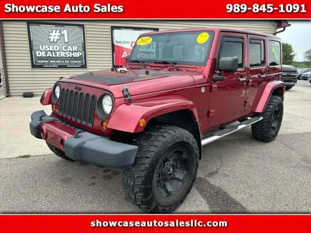 2012 Jeep Wrangler Unlimited Sahara for sale in Chesaning, MI