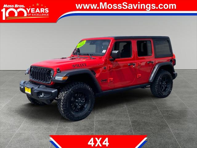 2025 Jeep Wrangler 4-Door Willys 4x4 for sale in Moreno Valley, CA