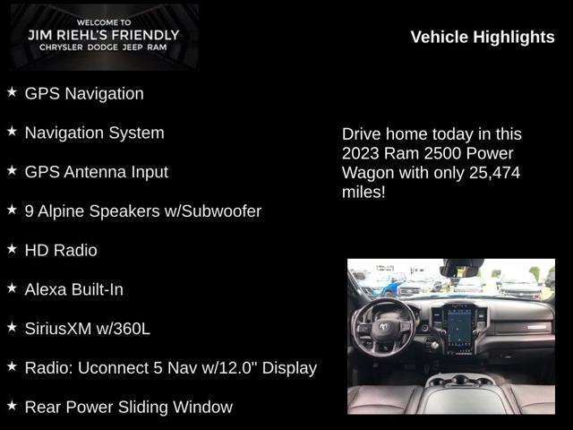 2023 Ram 2500 Power Wagon Crew Cab 4x4 6'4" Box