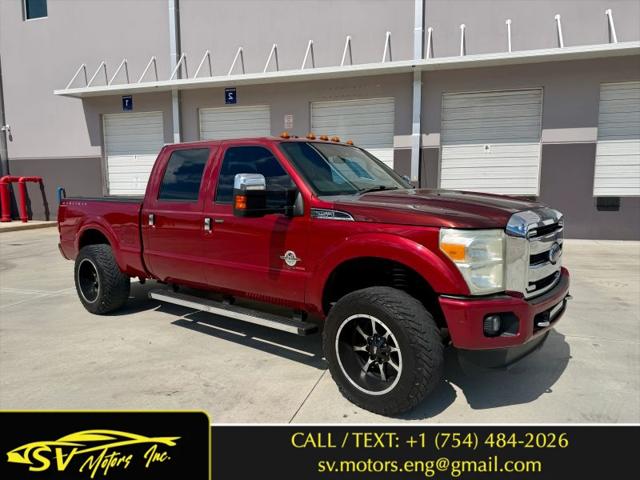 2015 Ford F-250 Platinum for sale in Hollywood, FL