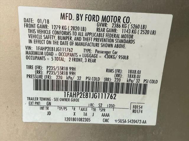2018 Ford Taurus SEL