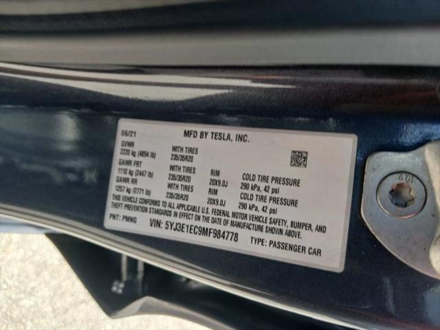 2021 Tesla Model 3 Performance Dual Motor All-Wheel Drive