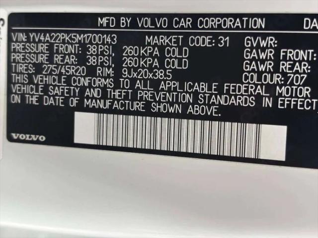 2021 Volvo XC90 T6 Momentum 7 Passenger
