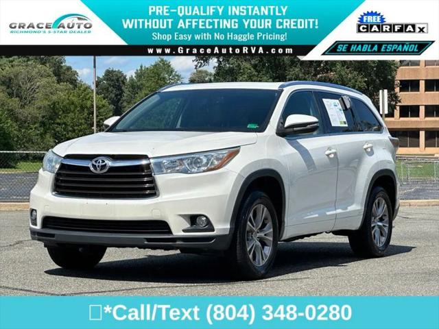 2015 Toyota Highlander XLE V6 for sale in Richmond, VA