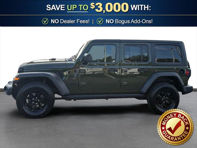 Used 2022 Jeep Wrangler Unlimited Willys Sport 4x4 For Sale in Muscle Shoals, AL