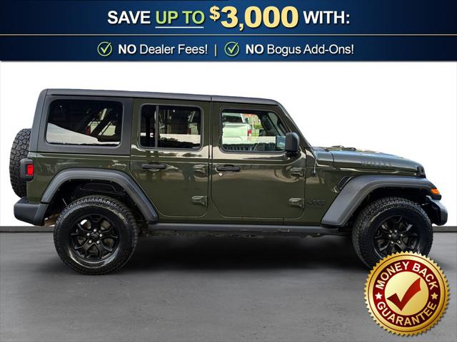 Used 2022 Jeep Wrangler Unlimited Willys Sport 4x4 For Sale in Muscle Shoals, AL
