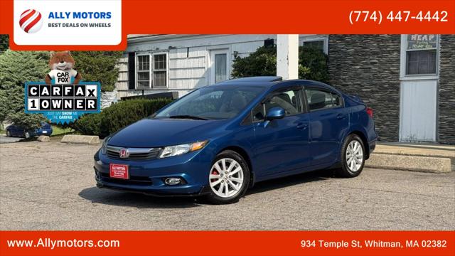 2012 Honda Civic EX-L for sale in Whitman, MA