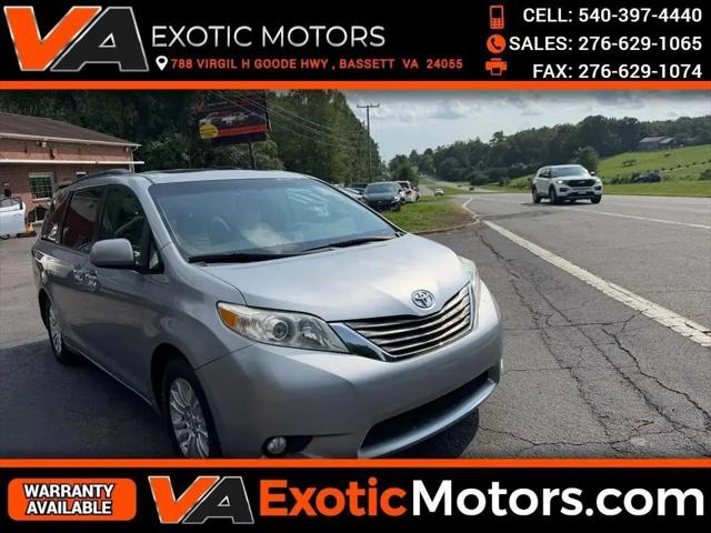 2011 Toyota Sienna XLE V6 for sale in Bassett, VA