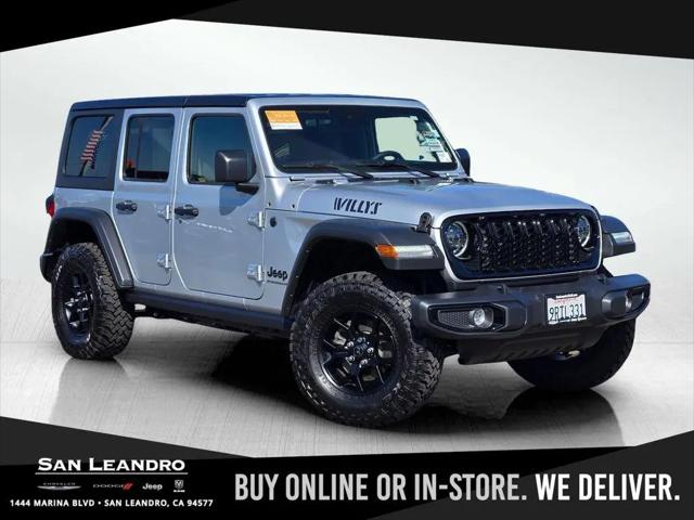 2024 Jeep Wrangler 4-Door Willys 4x4 for sale in San Leandro, CA