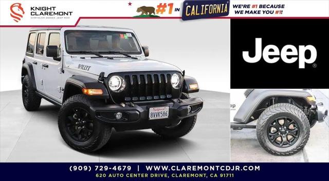 2021 Jeep Wrangler Willys 4x4 for sale in Claremont, CA