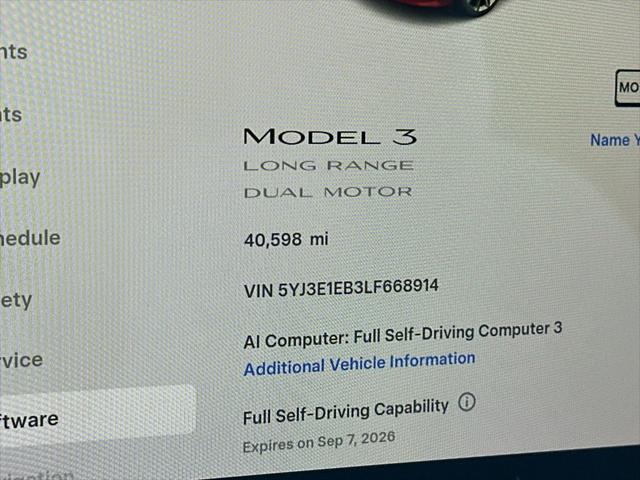 2020 Tesla Model 3 Long Range Dual Motor All-Wheel Drive