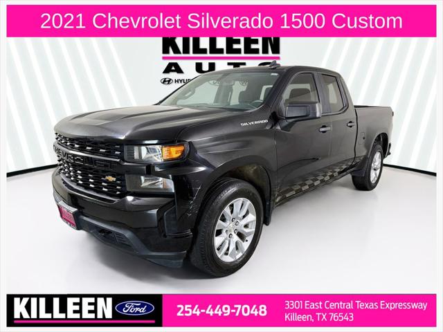 2021 Chevrolet Silverado 1500 2WD Double Cab Standard Bed Custom for sale in Killeen, TX