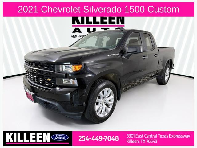 2021 Chevrolet Silverado 1500 2WD Double Cab Standard Bed Custom for sale in Killeen, TX