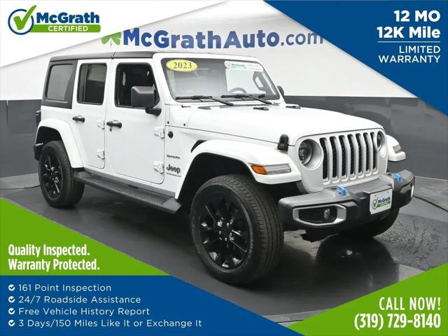 2023 Jeep Wrangler 4xe Sahara 4x4 for sale in Hiawatha, IA