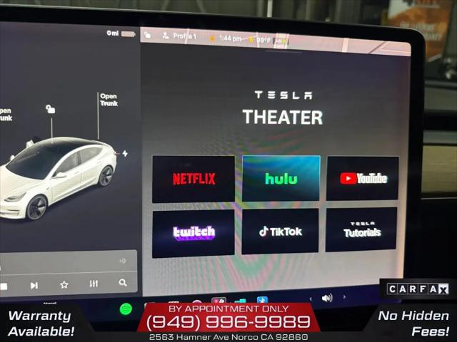 2020 Tesla Model 3 Standard Range Plus Rear-Wheel Drive