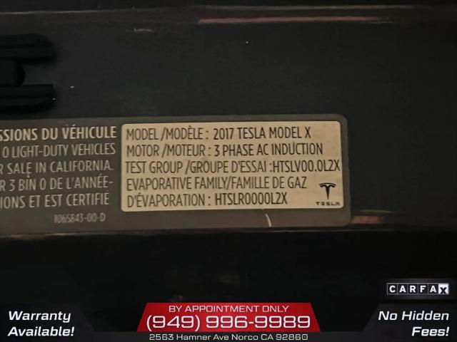 2017 Tesla Model X P100D