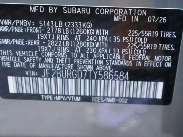 2026 Subaru Outback Limited XT