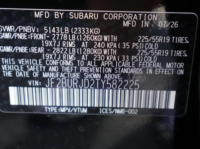 2026 Subaru Outback Touring XT