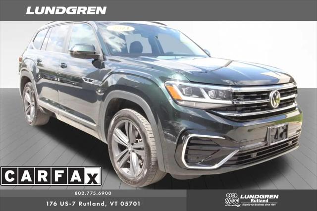 2021 Volkswagen Atlas 3.6L V6 SE w/Technology R-Line for sale in Rutland, VT