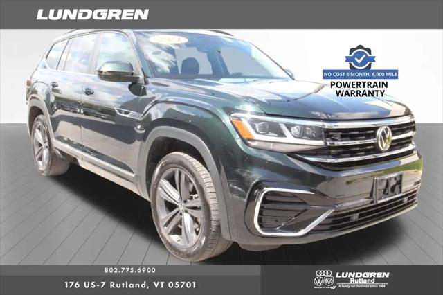 2021 Volkswagen Atlas 3.6L V6 SE w/Technology R-Line for sale in Rutland, VT