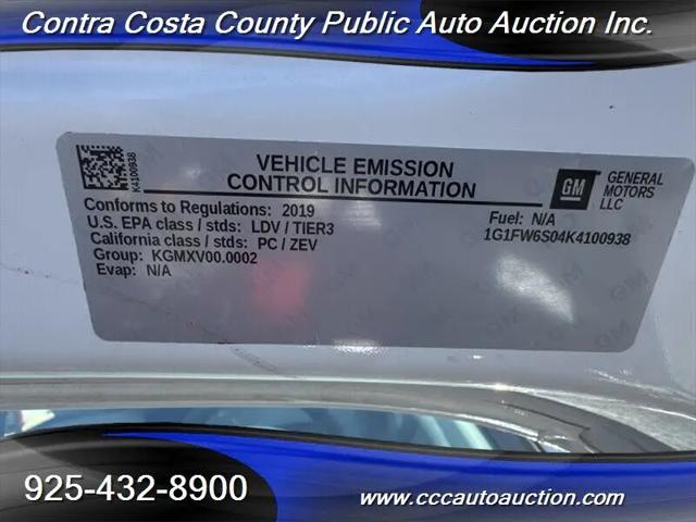 2019 Chevrolet Bolt EV LT