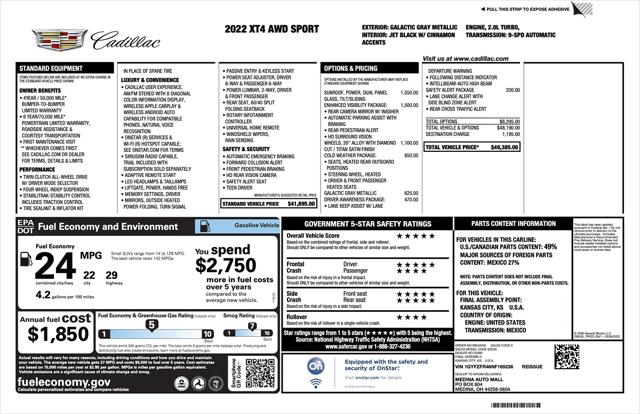 2022 Cadillac XT4 AWD Sport for sale in Detroit, MI