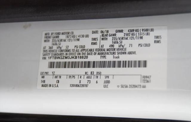 2018 Ford Transit w/60/40 Side Door w/LWB