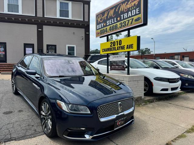 2017 Lincoln Continental Reserve for sale in Richmond, VA