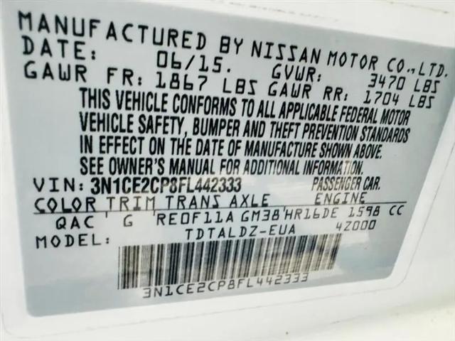 2015 Nissan Versa Note SV
